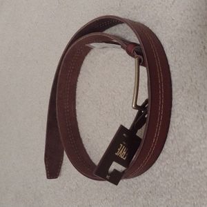 Frye Brown Stitch Belt